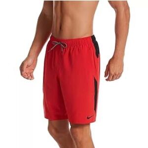 Nike NWT Men’s Red Swim Trunks Bathing Suit Size XXL